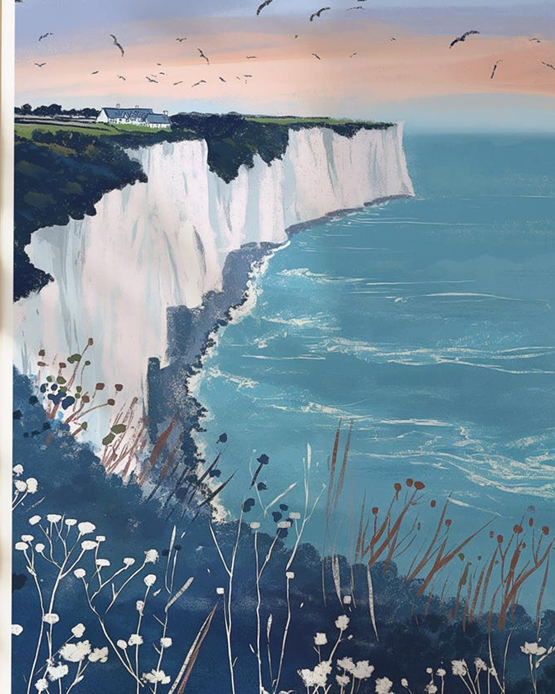 white cliffs of Dover