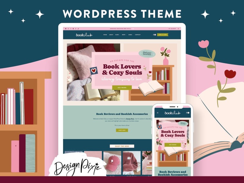 book blog theme