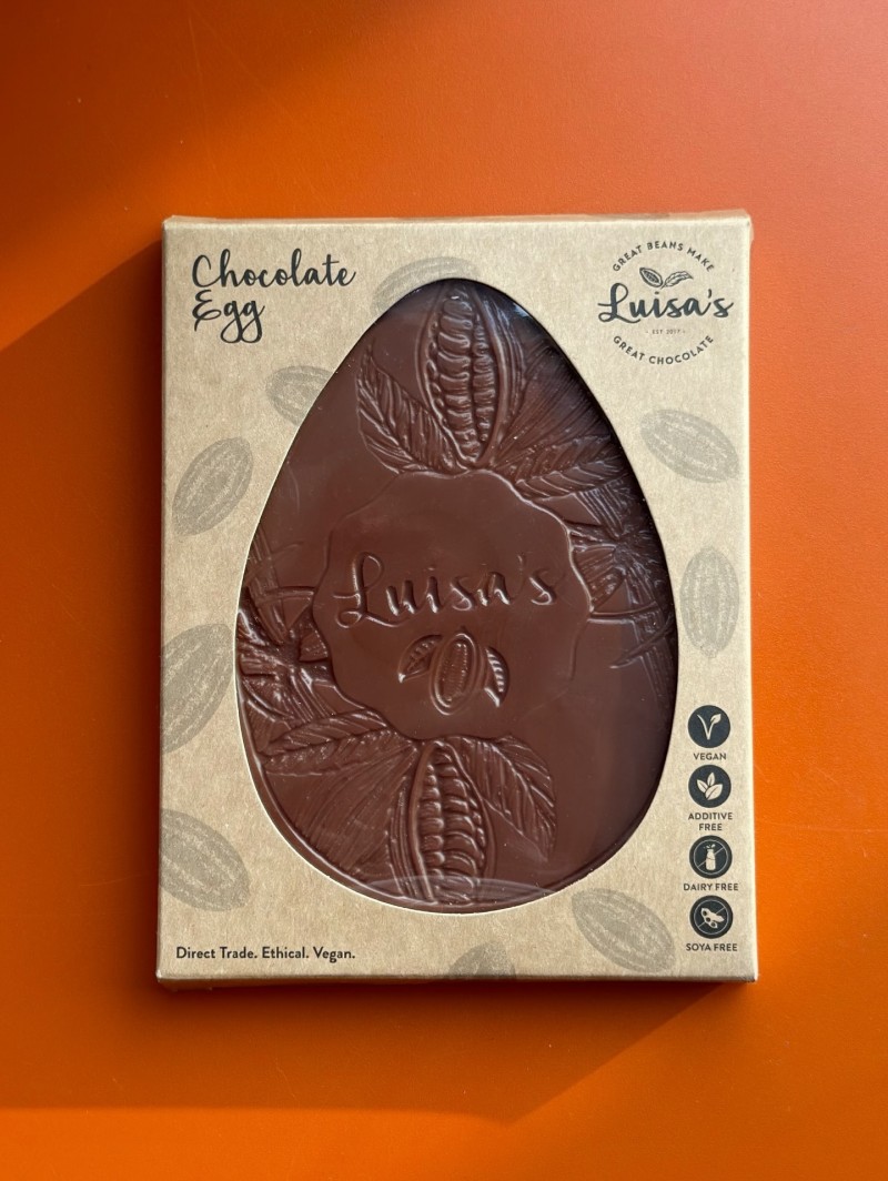 vegan chocolate egg