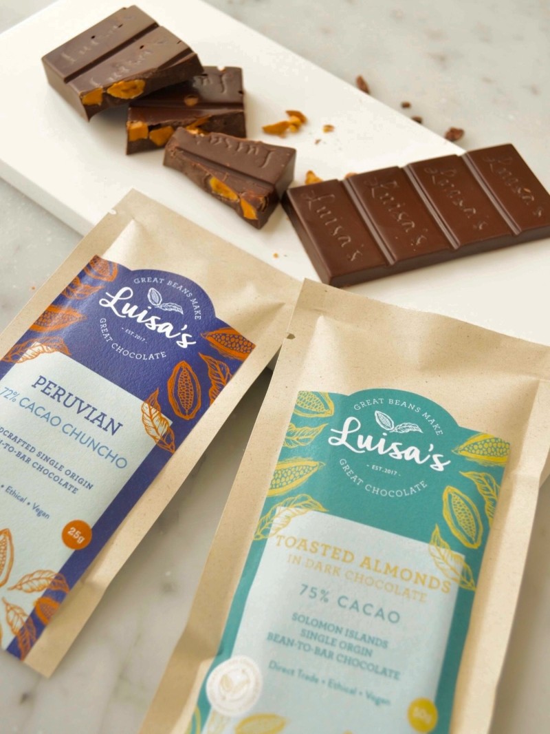 Luisa's vegan chocolate
