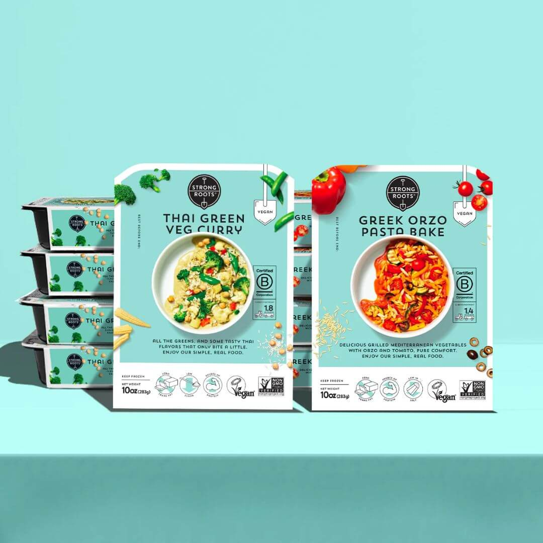 Strong Roots vegan ready meals