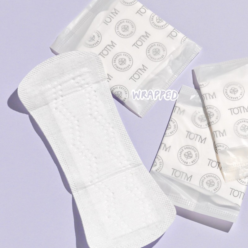 TOTM organic panty liners