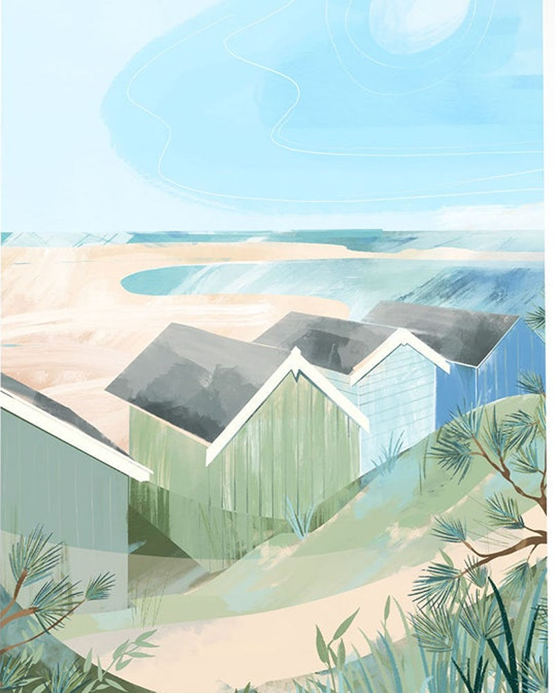 beach huts