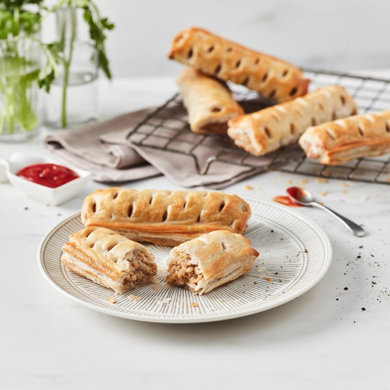 no meat sausage rolls