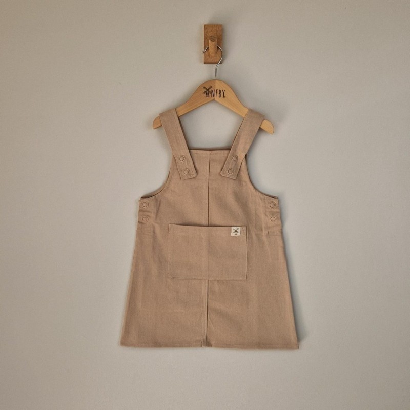 organic cotton pinafore dress