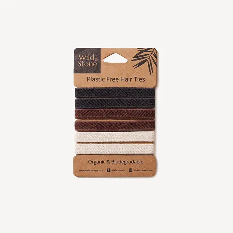 plastic-free hair ties
