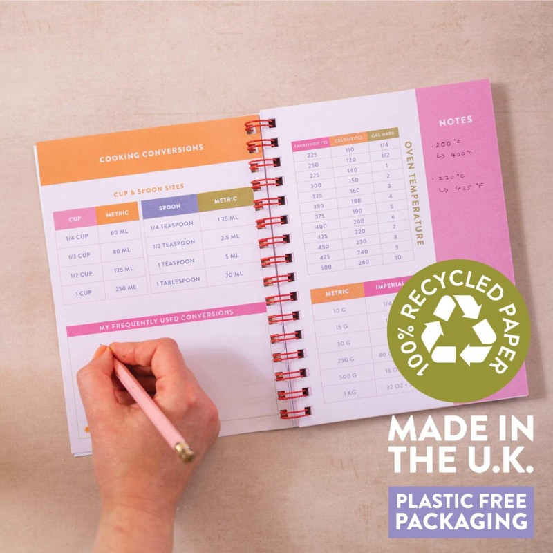 eco friendly recipe journal