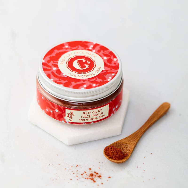 red clay facial mask