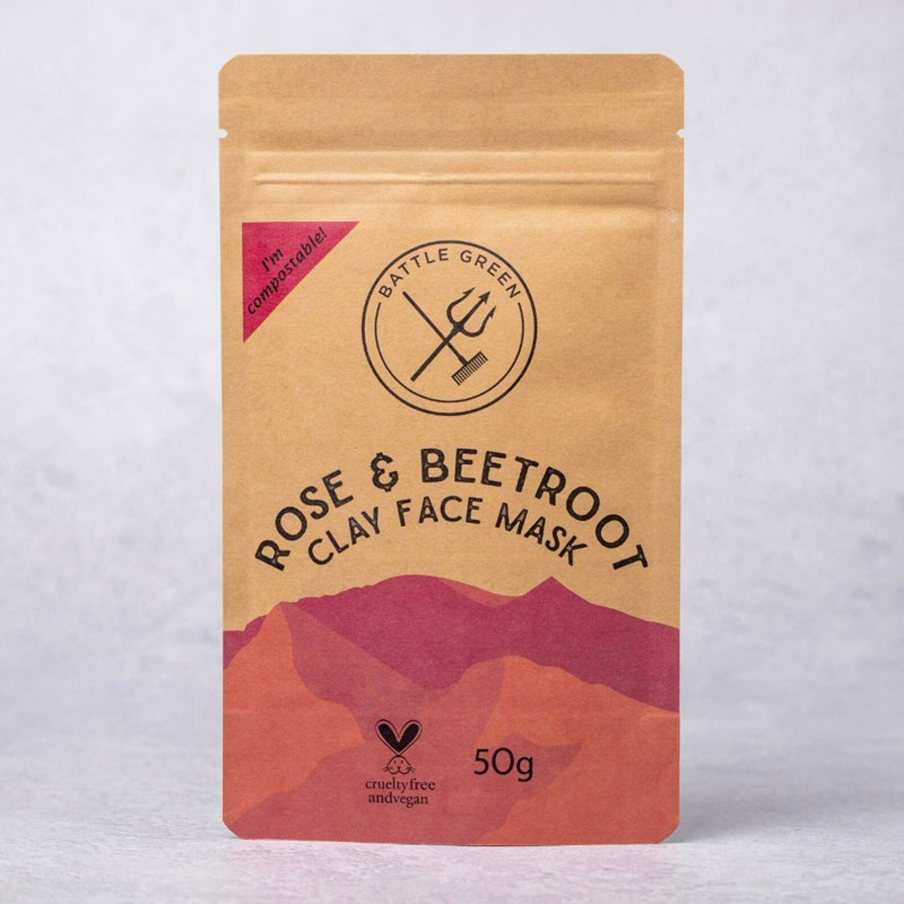 rose beetroot clay face mask