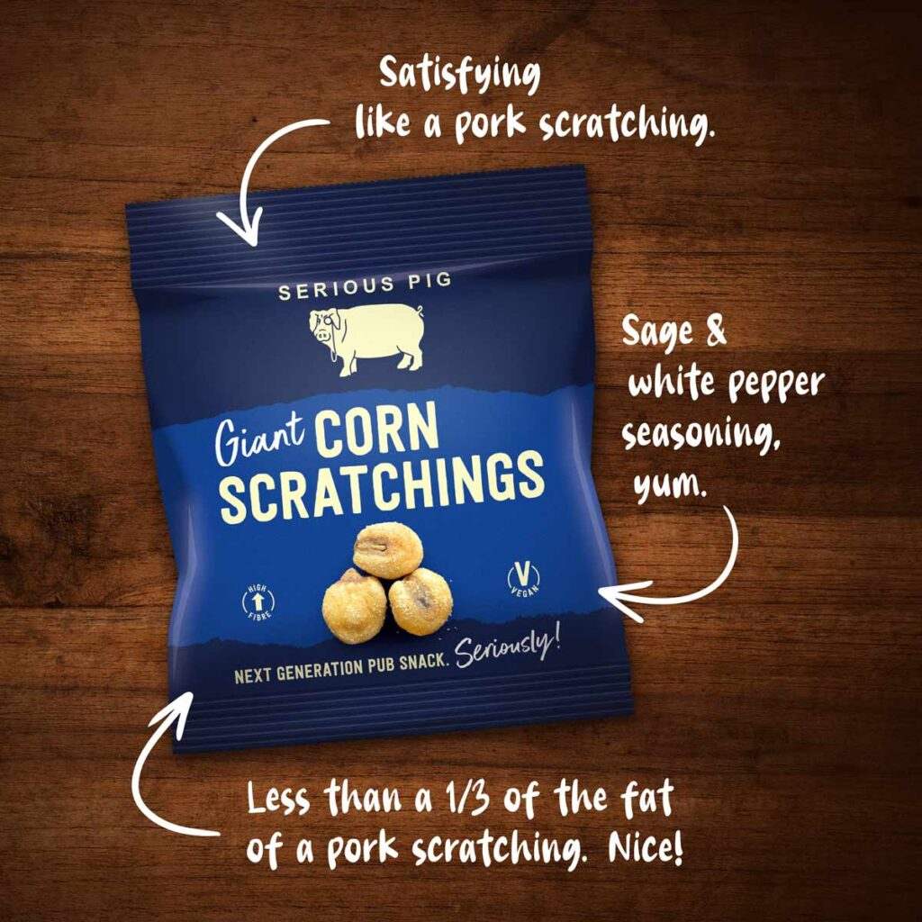serious pig vegan scratchings
