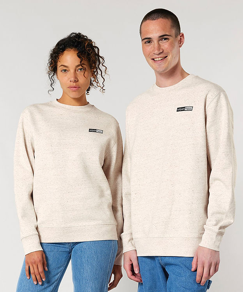 vegan happy sweatshirt