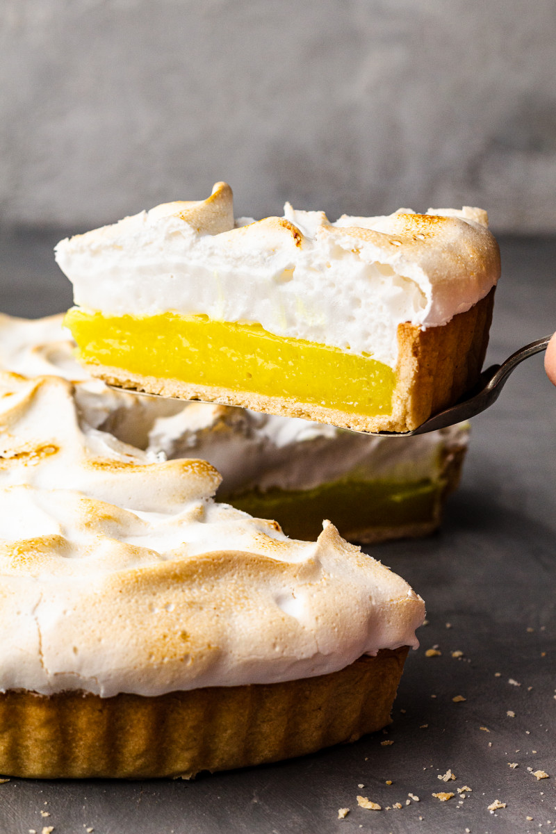 vegan lemon meringue