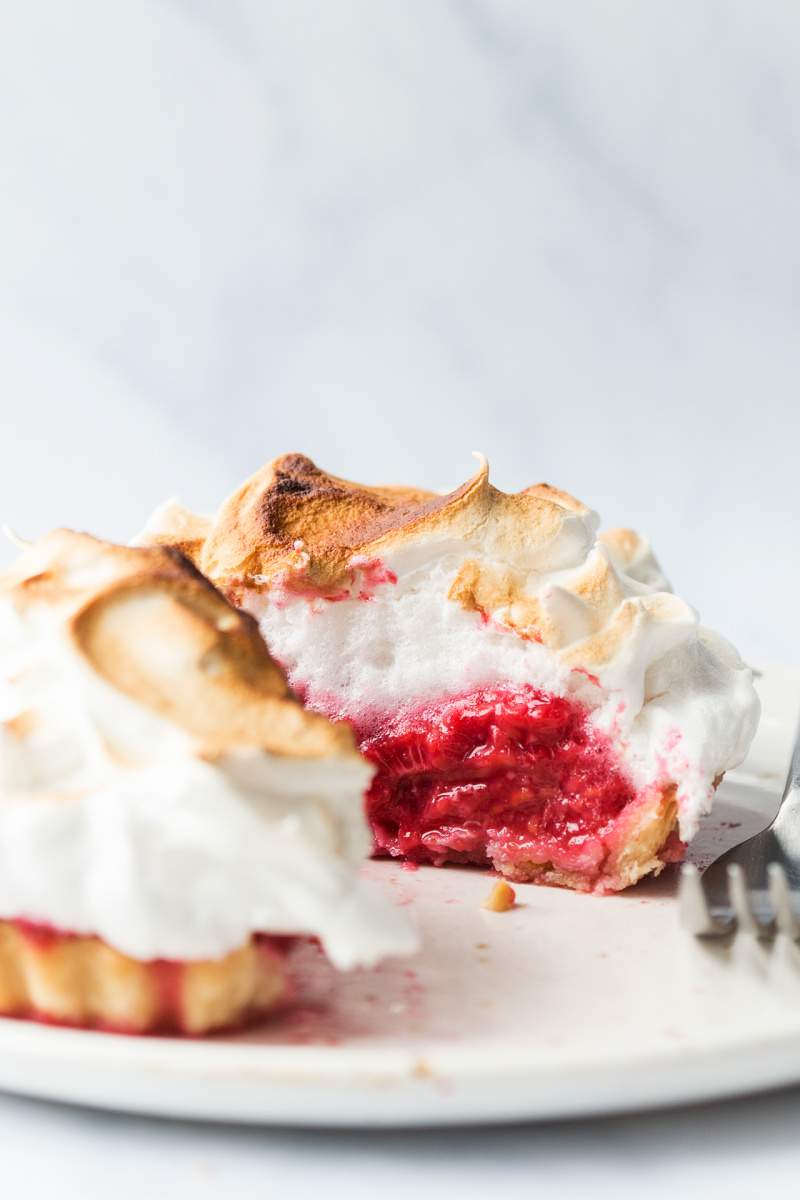 vegan raspberry meringue
