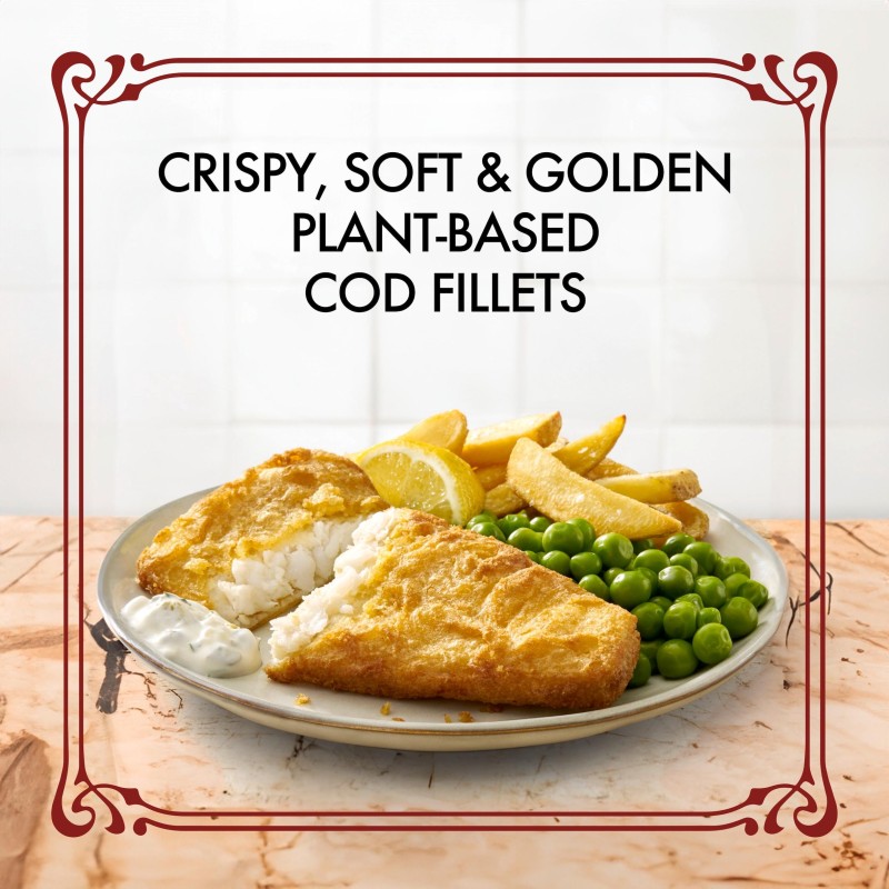 plant-based cod fillets