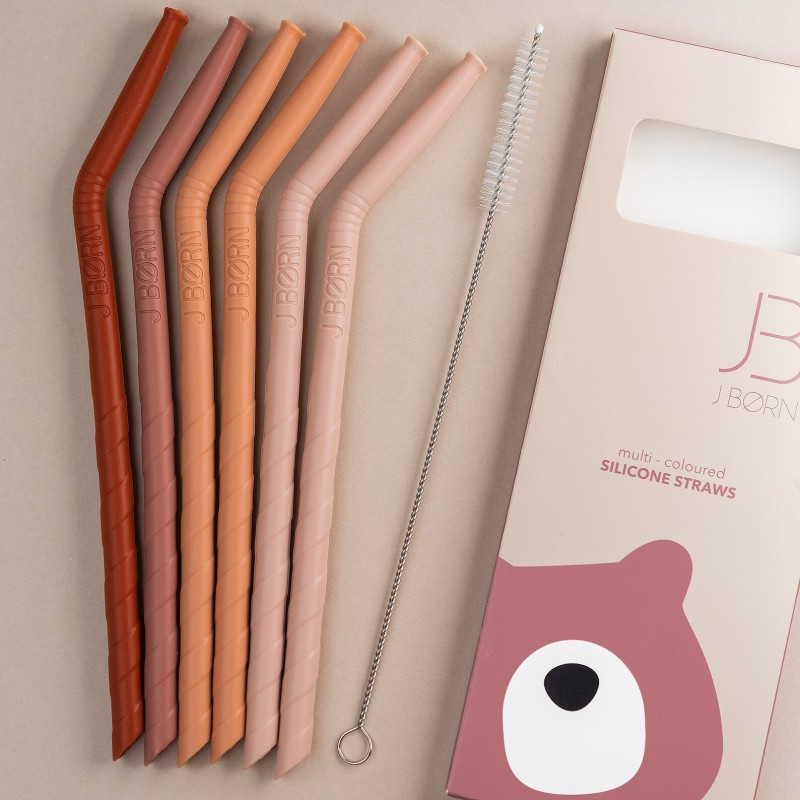 silicone drinking straws