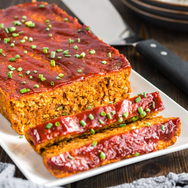 sweet potato lentil loaf