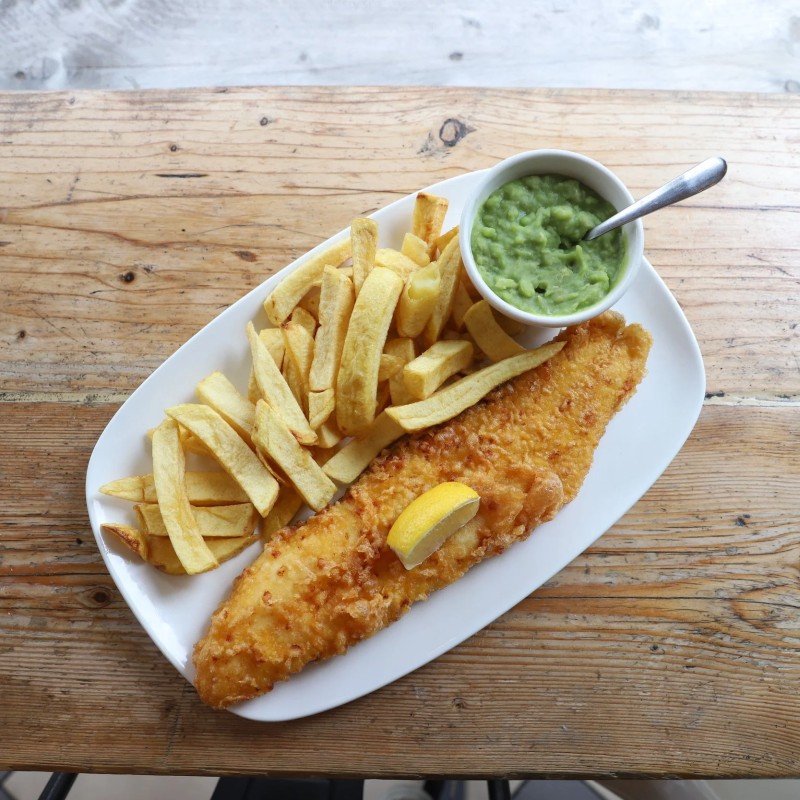 vegan fish and chips 