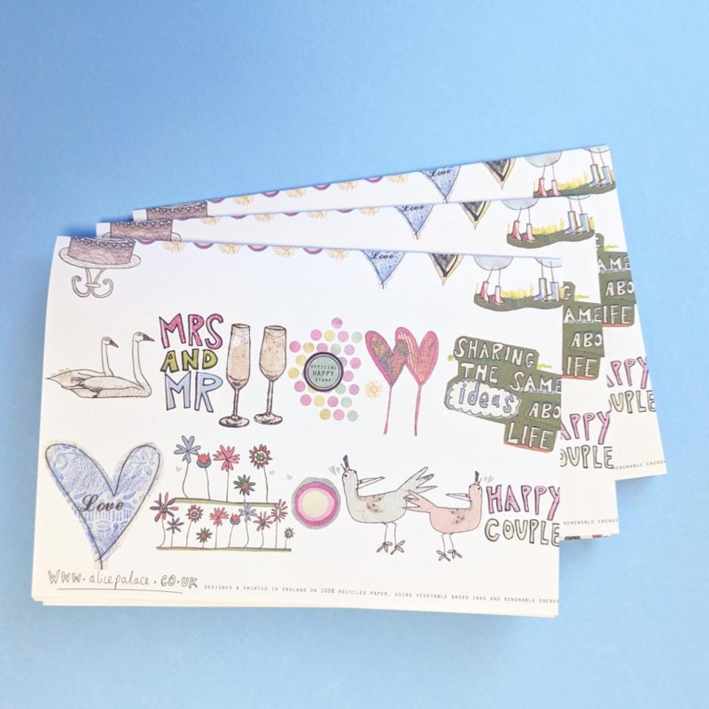 Alice Palace wedding gift wrap