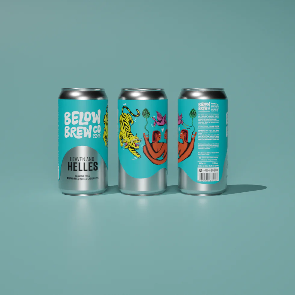 Below Brew Helles lager 