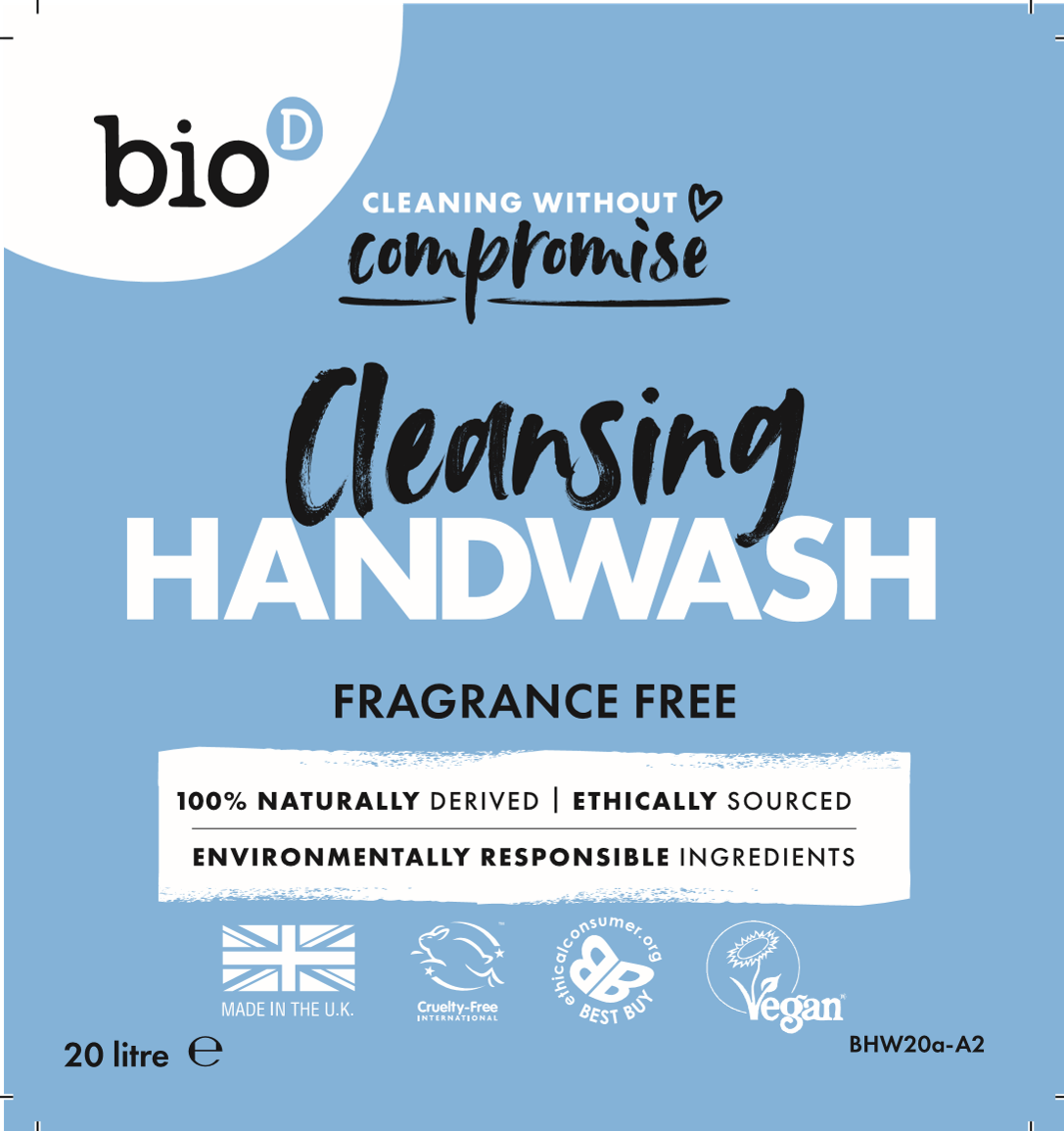 Bio-D fragrance-free hand wash