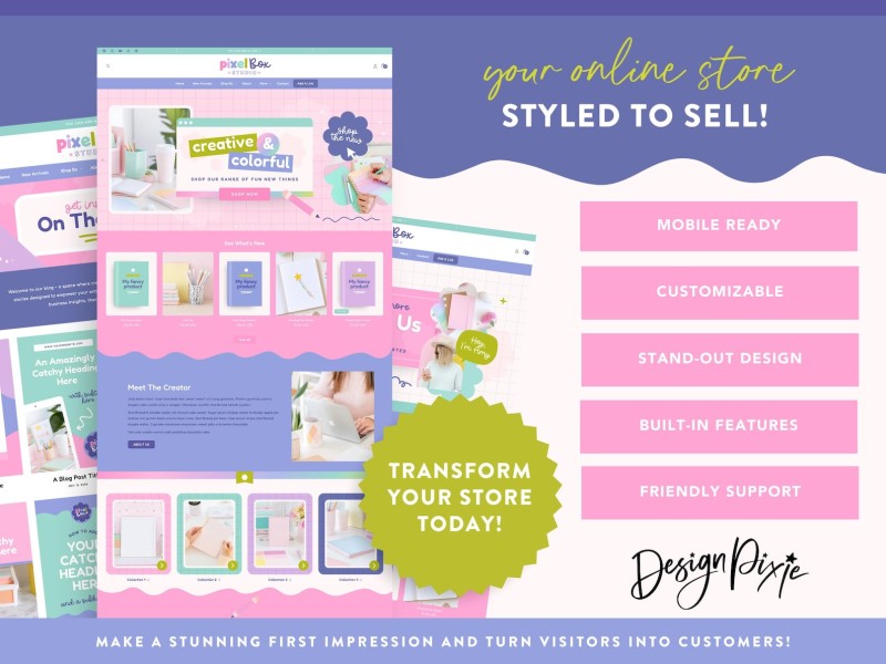 Blog Pixie shopify theme