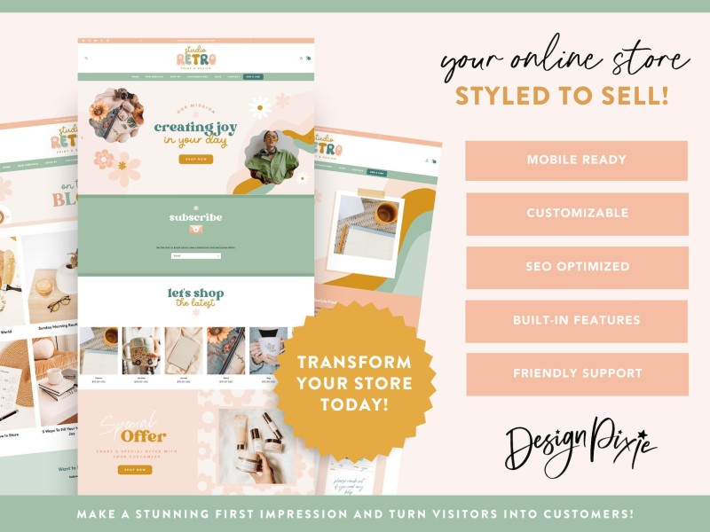 Blog Pixie shopify theme