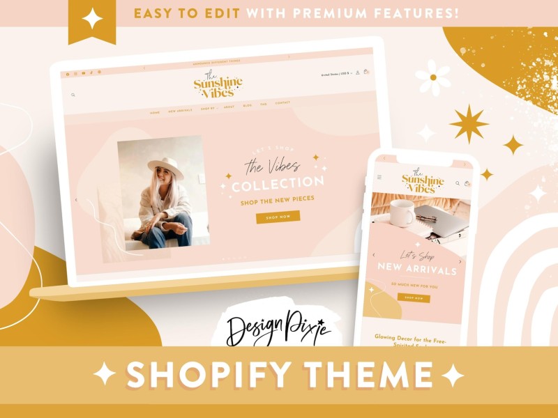 Blog Pixie shopify theme