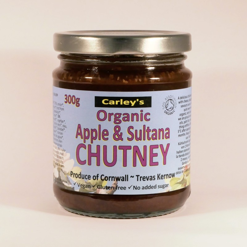 organic apple sultana chutney