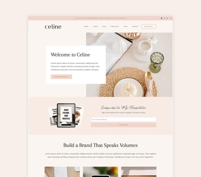 Celine Kadence theme