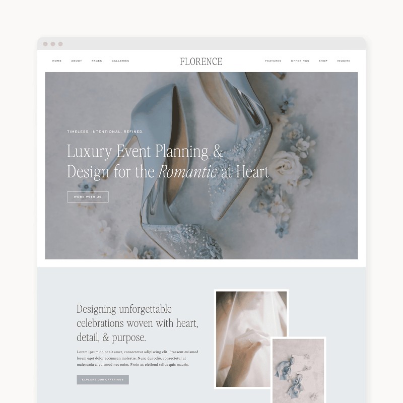 Florence WordPress theme