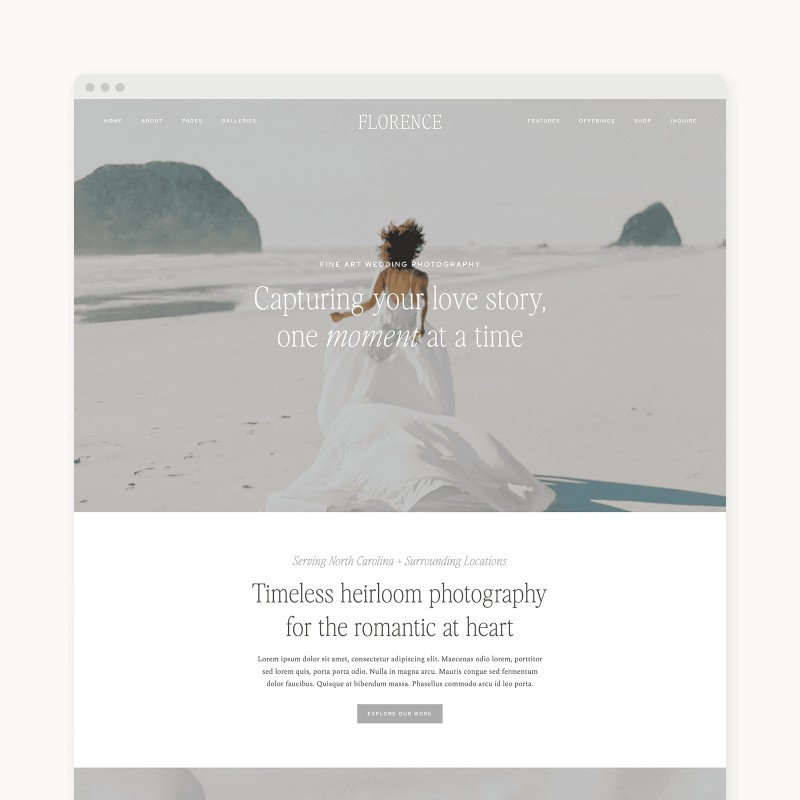 Florence WordPress theme