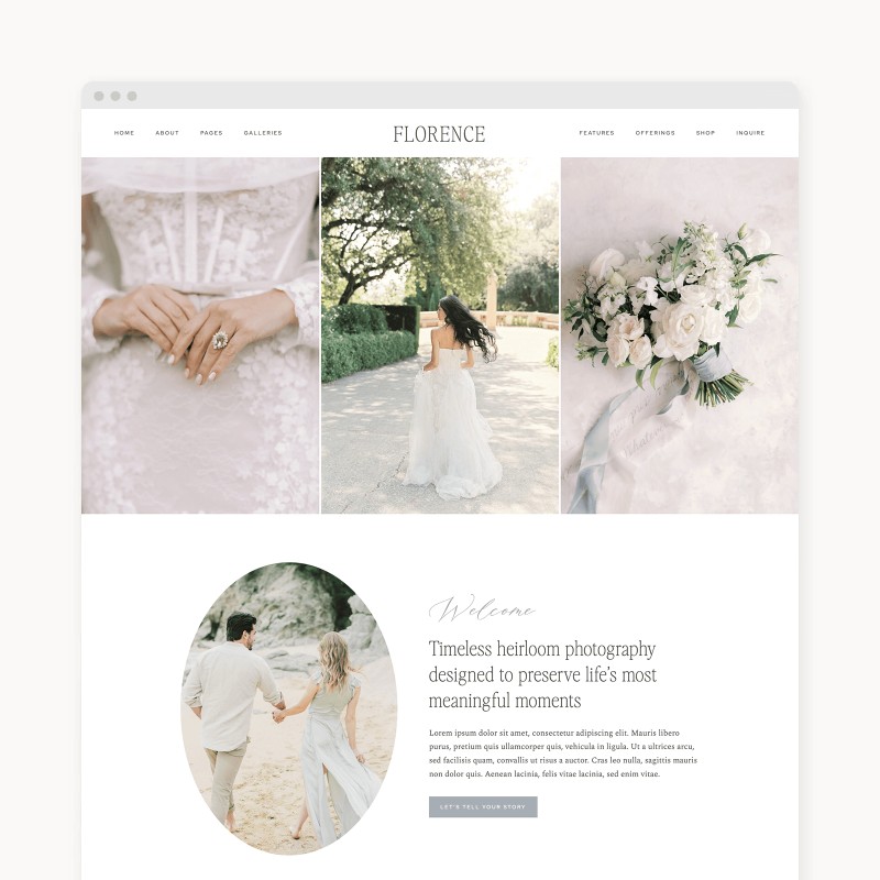 Florence WordPress theme
