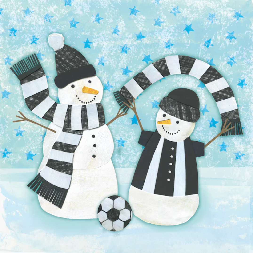 Geordie snowmen Joanne Wish