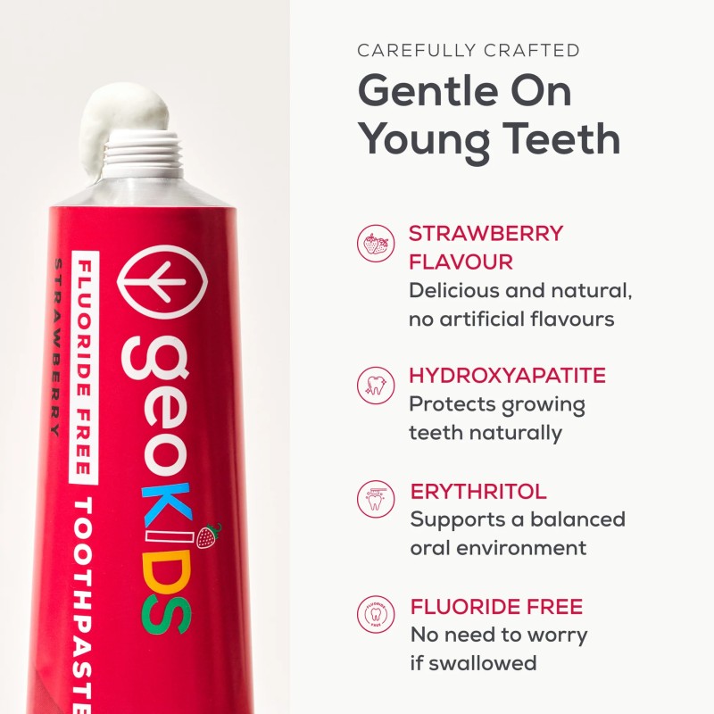 Georganics kids strawberry toothpaste