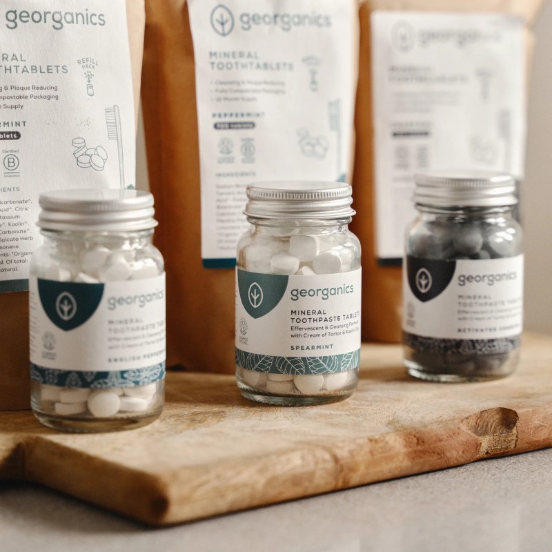 Georganics mouthwash tablets