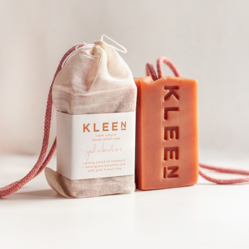 Kleen soap on rope