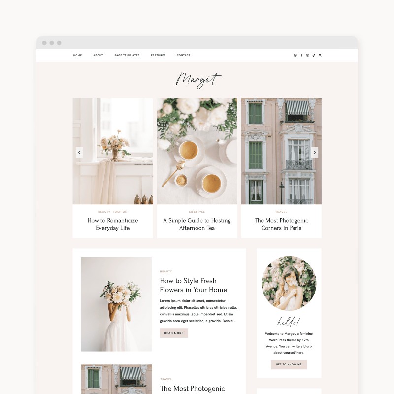 Margot WordPress theme