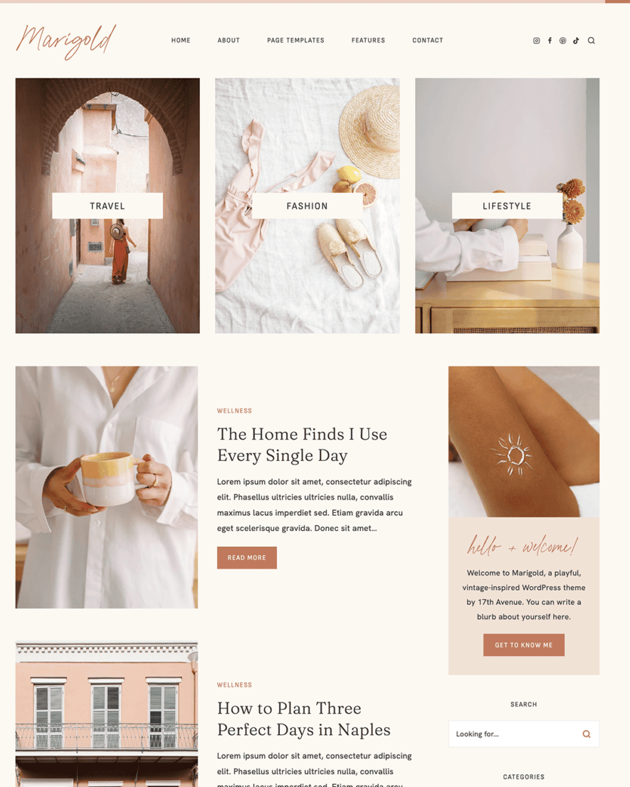 17th Avenue Kadence themes