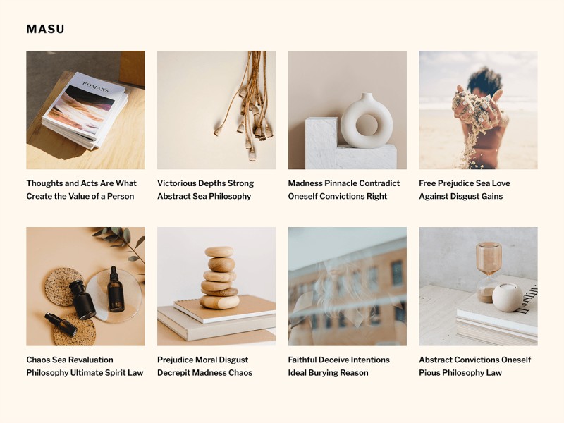 Free Masu theme WordPress