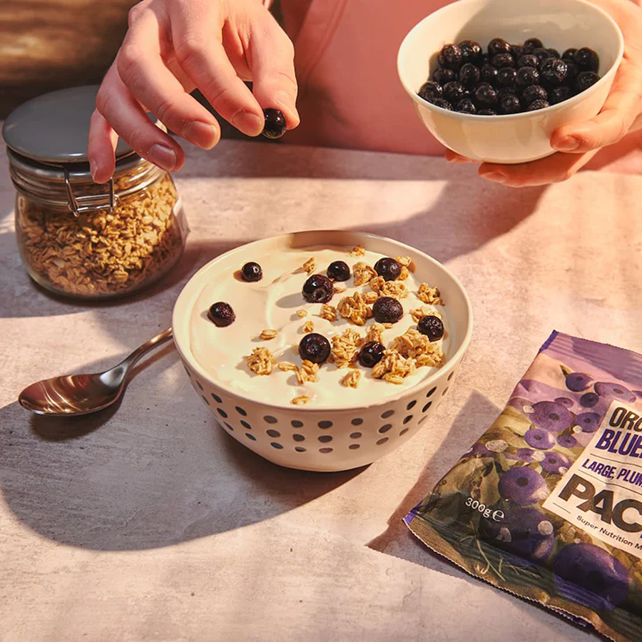 Pack'd organic blueberries