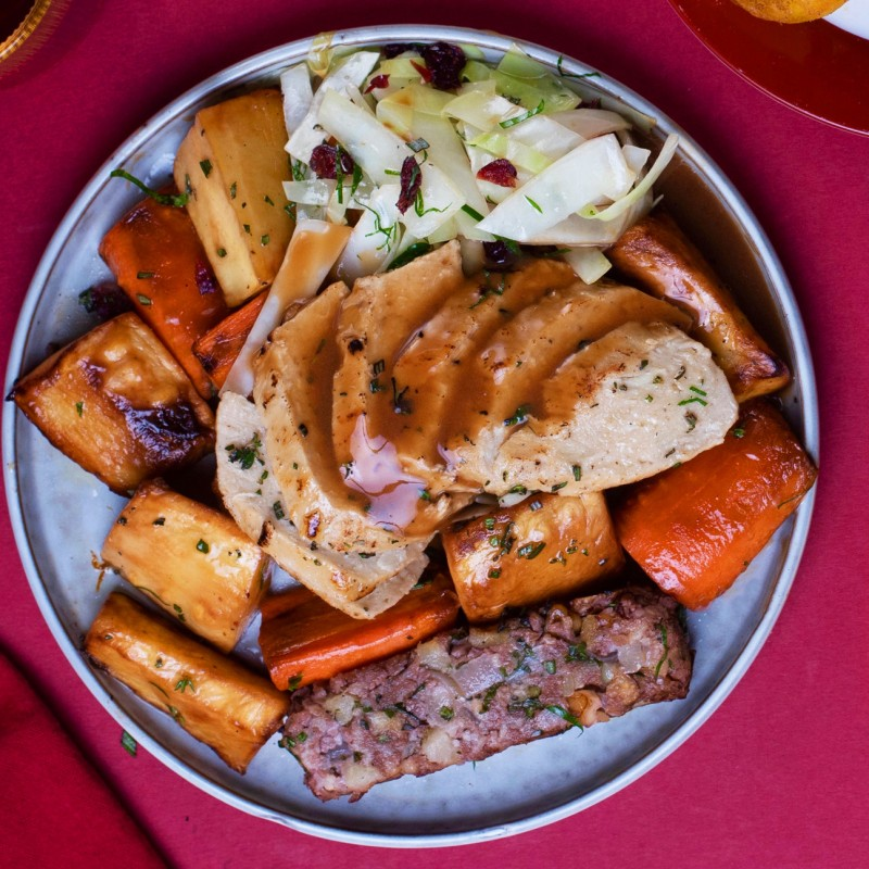 Planty roast dinner
