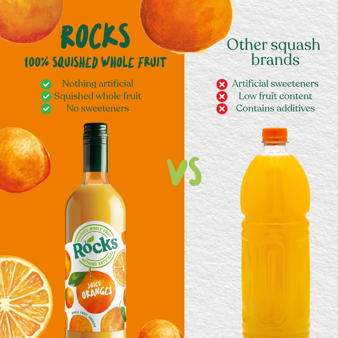Rocks organic cordials