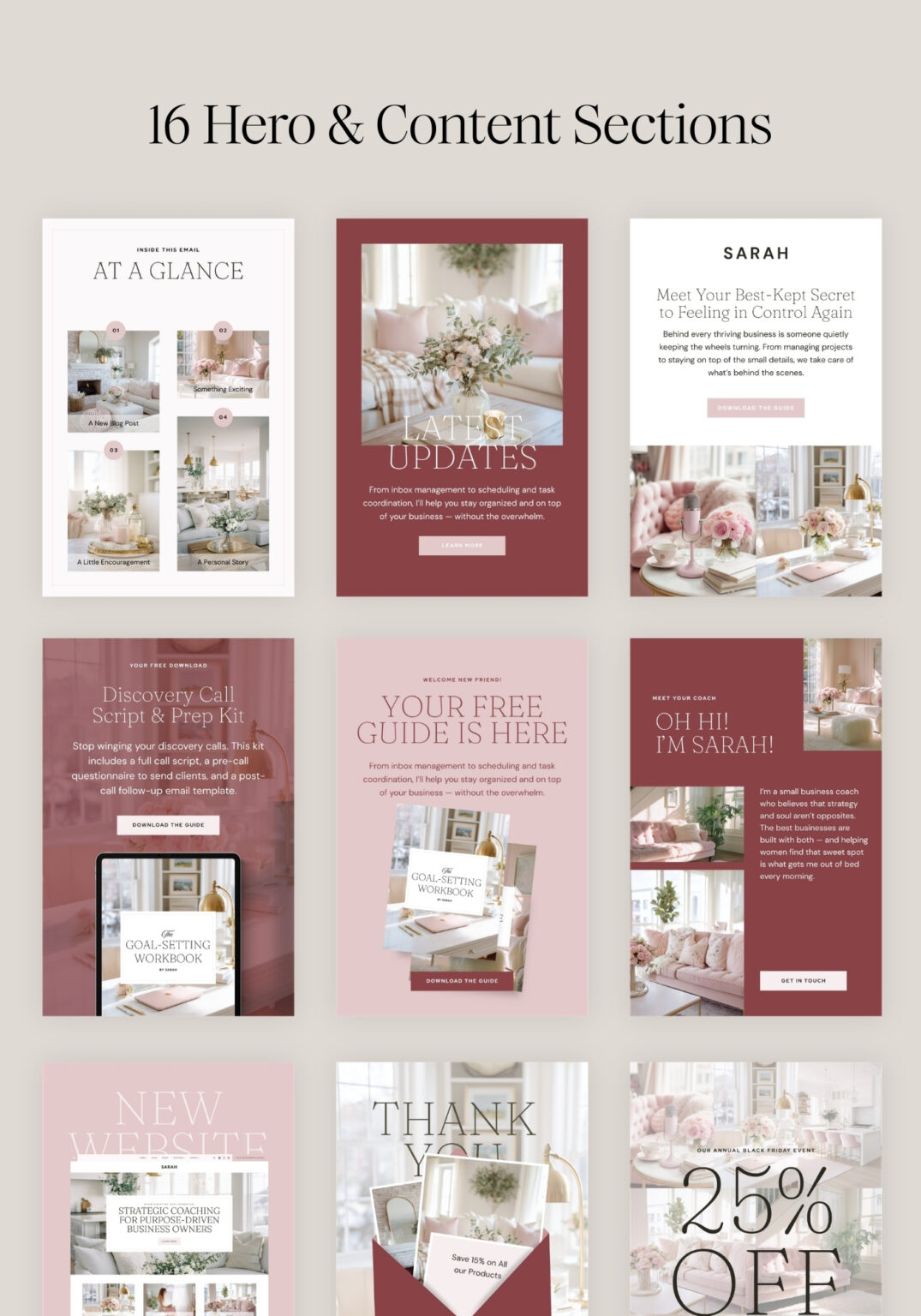 Sarah WordPress theme