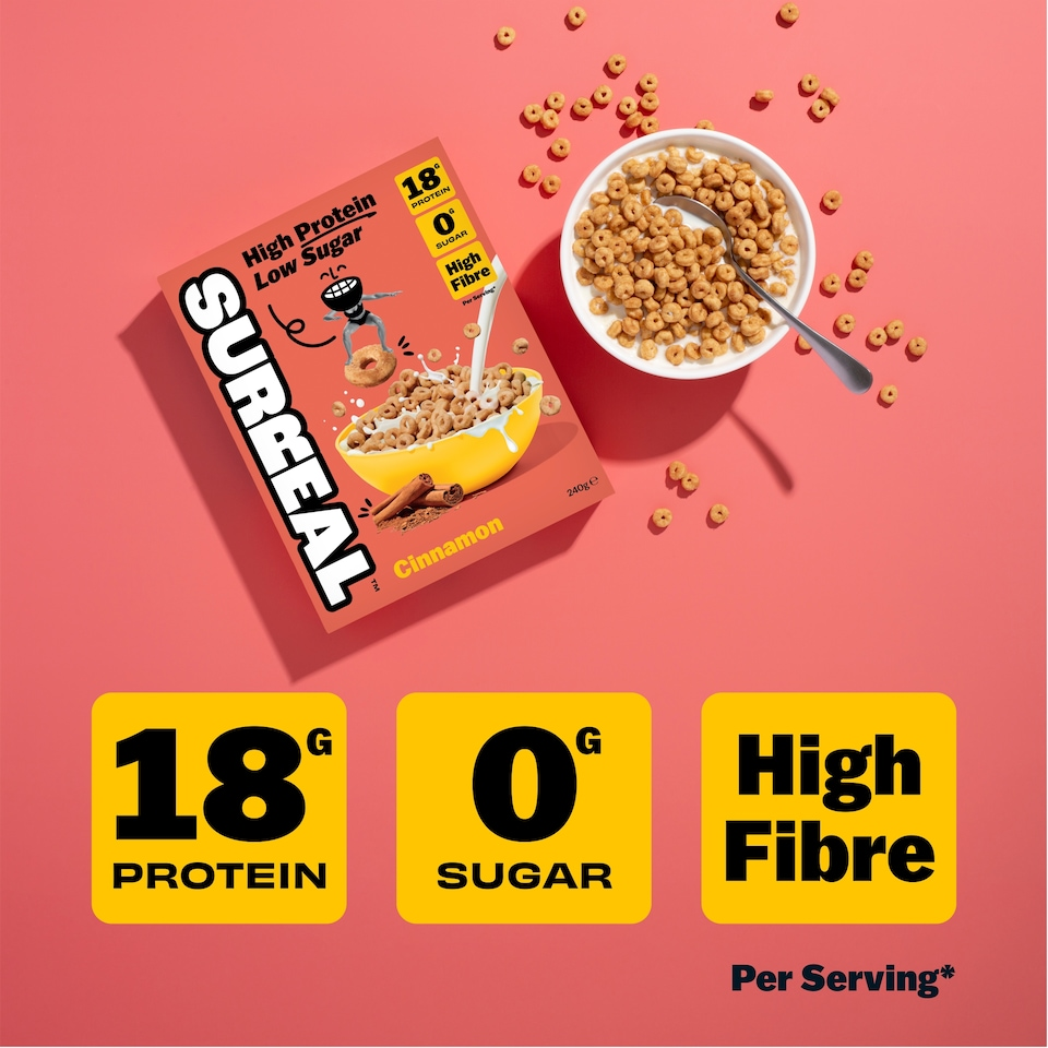 Surreal high fibre cereal