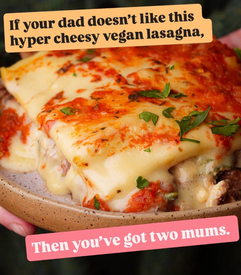 vegan cheese lasagne