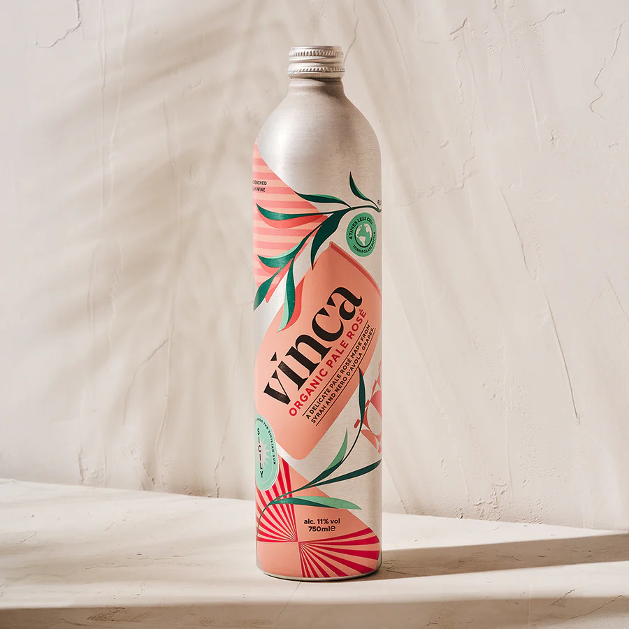 Vinca bottled organic wine
