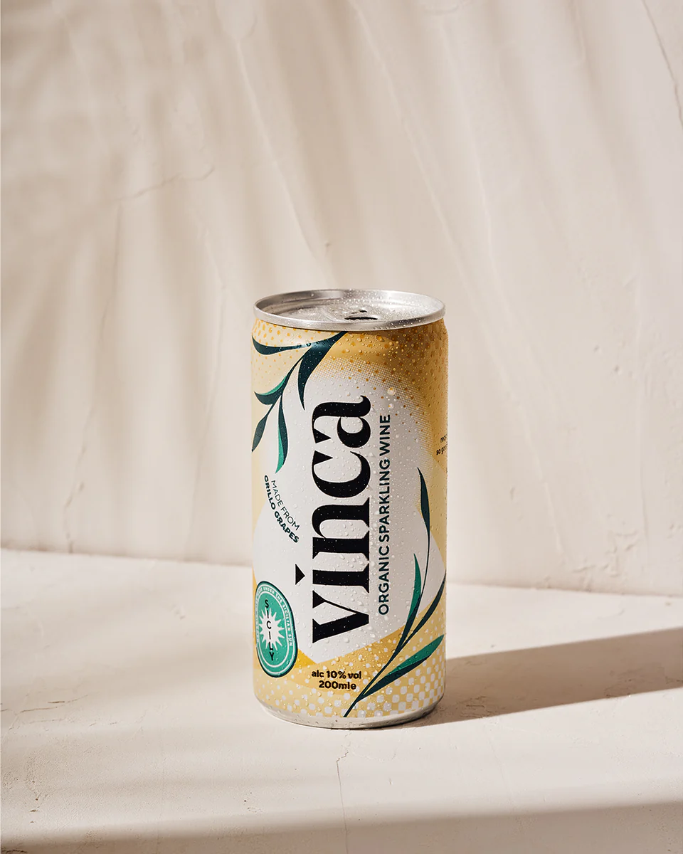 Vinca organic vegan sparkling wine