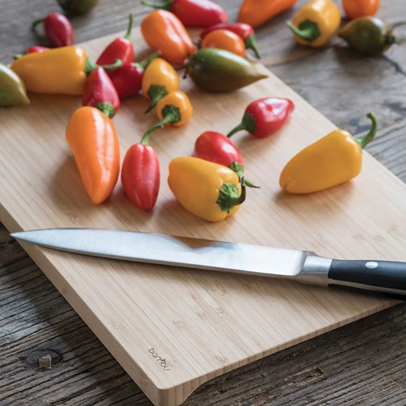 bamboo undercut chopping board