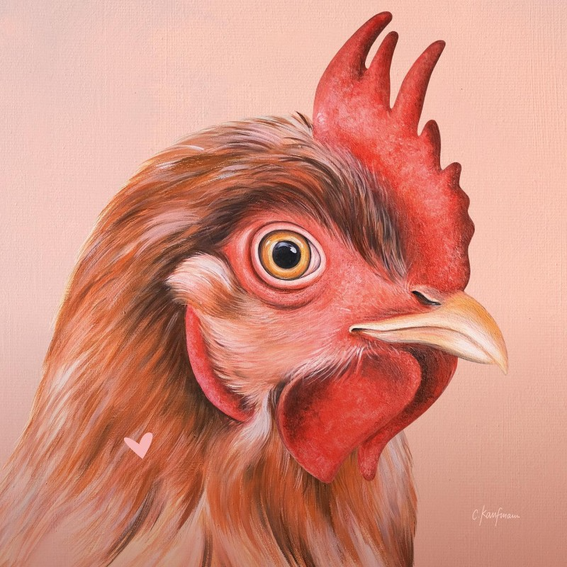 beautiful hen Chantal Kaufmann