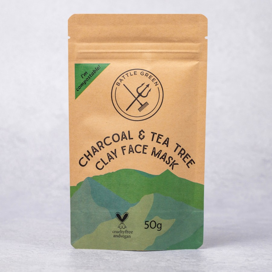 charcoal tea tree face mask